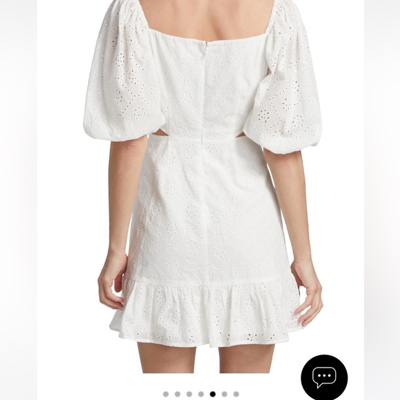 Wayf Knotted cutout cotton minidress - Picture 6 of 6